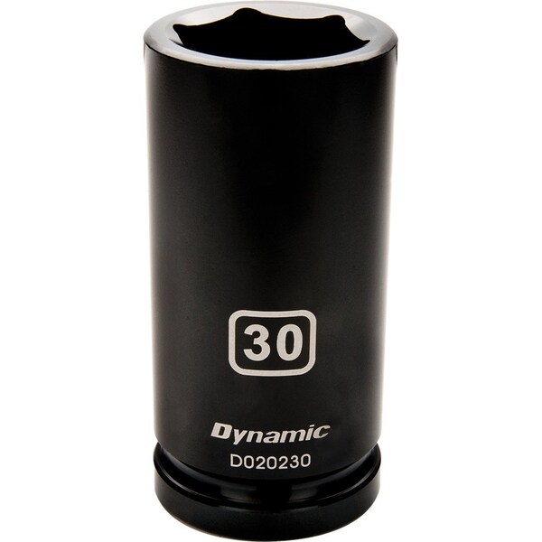 3/4" Drive Deep Socket, Black Phosphate, Tools 3/4" Drive 6 Point Metric, 30mm Deep Length